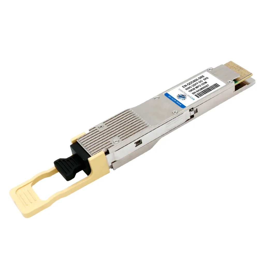800G SR8 QSFP-DD Transceiver, PAM4 850nm, 50m, MTP/MPO-16 MMF